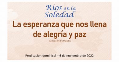 La esperanza que nos llena de alegría y paz